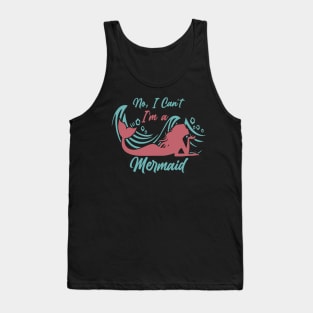 Funny Mermaid Tank Top